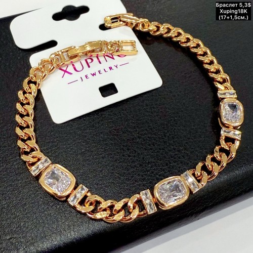 Браслет Xuping18K 0348 (17+1.5см)